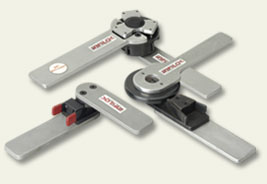 rotary locking hinges